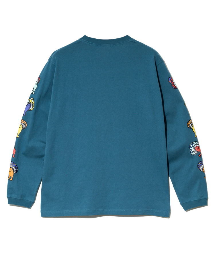 go slow caravan(ゴースローキャラバン) |USA/C Hi!PSY!キノコ ロングスリーブ TEE (MENS)