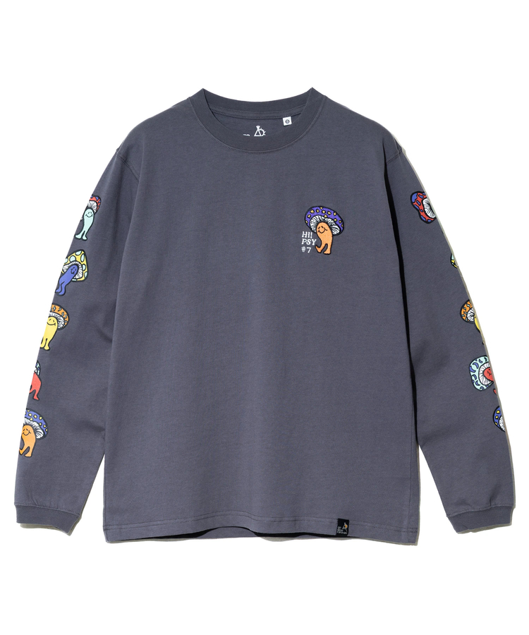 go slow caravan(ゴースローキャラバン) |USA/C Hi!PSY!キノコ ロングスリーブ TEE (MENS)