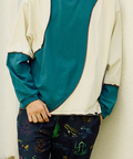 go slow caravan(ゴースローキャラバン) |USA/C カットオフ歪み切替ロングスリーブ TEE (MENS)