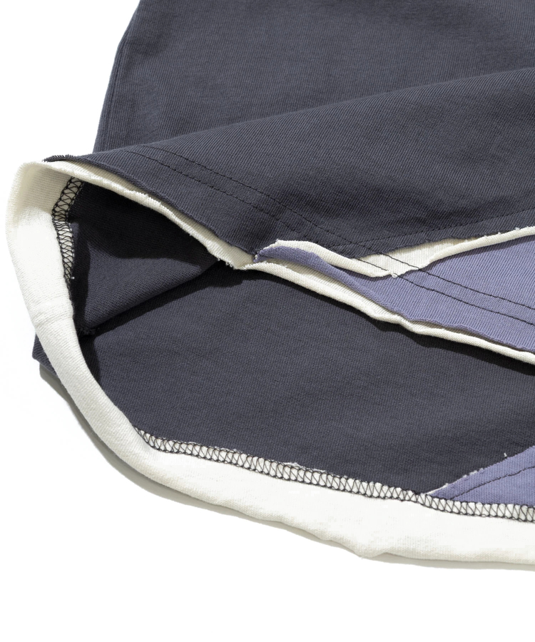 go slow caravan(ゴースローキャラバン) |USA/C カットオフ歪み切替ロングスリーブ TEE (MENS)