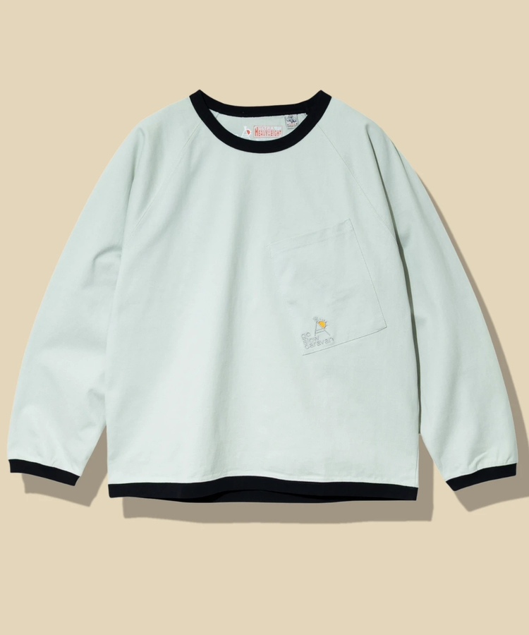 go slow caravan(ゴースローキャラバン) |超ヘビーUSA/C トリムゆったりラグラン LS TEE (MENS)