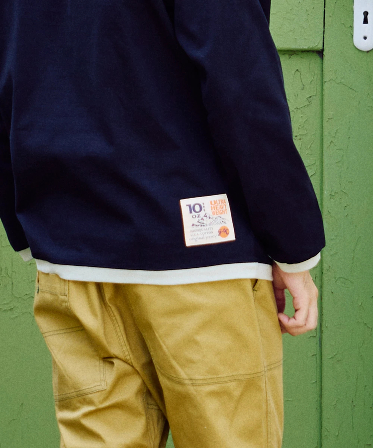 go slow caravan(ゴースローキャラバン) |超ヘビーUSA/C トリムゆったりラグラン LS TEE (MENS)