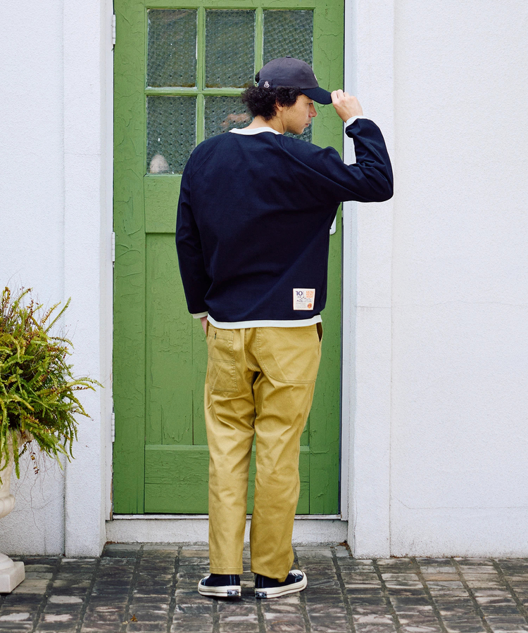 go slow caravan(ゴースローキャラバン) |超ヘビーUSA/C トリムゆったりラグラン LS TEE (MENS)