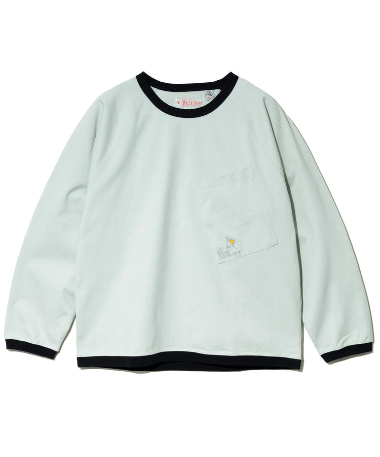 go slow caravan(ゴースローキャラバン) |超ヘビーUSA/C トリムゆったりラグラン LS TEE (MENS)