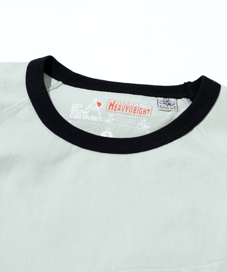 go slow caravan(ゴースローキャラバン) |超ヘビーUSA/C トリムゆったりラグラン LS TEE (MENS)