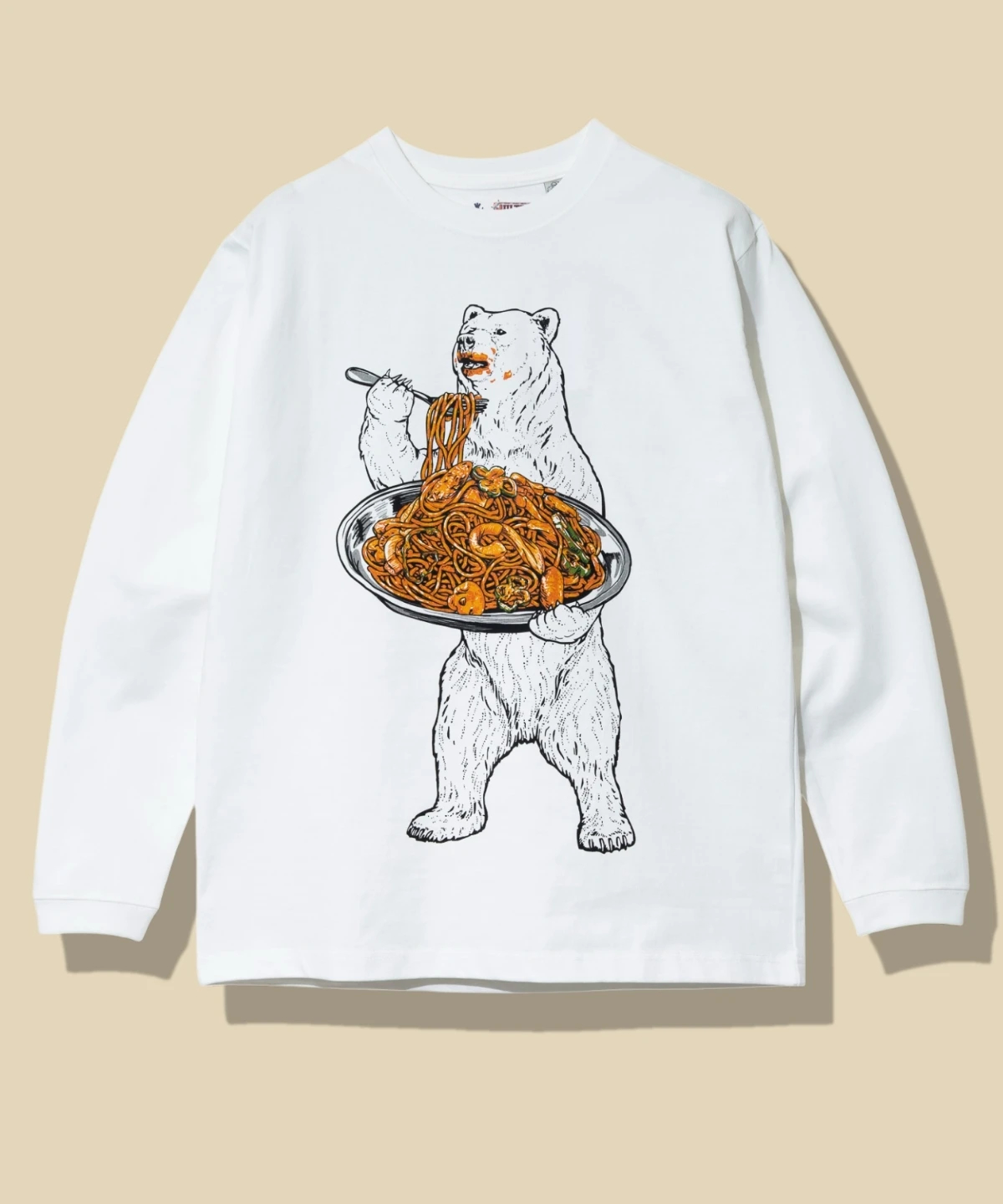 超ヘビーUSA/C ナポリタンクマ ロングスリーブ TEE (MENS/WOMENS