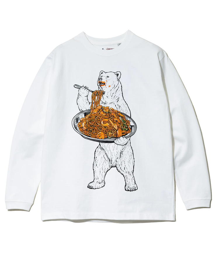 go slow caravan(ゴースローキャラバン) |超ヘビーUSA/C ナポリタンクマ ロングスリーブ TEE (MENS/WOMENS)