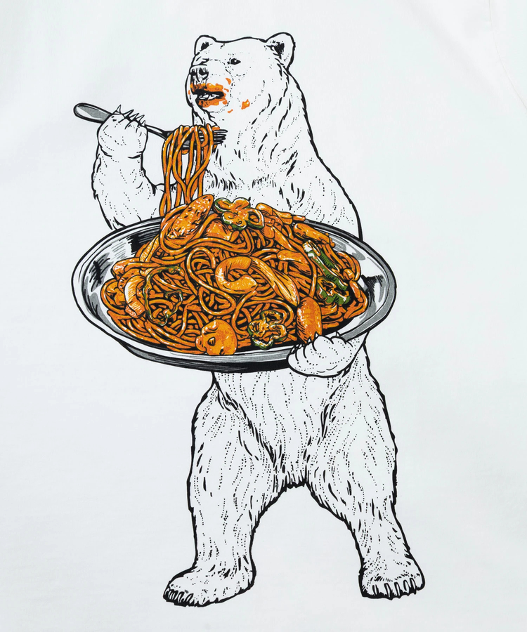 go slow caravan(ゴースローキャラバン) |超ヘビーUSA/C ナポリタンクマ ロングスリーブ TEE (MENS/WOMENS)