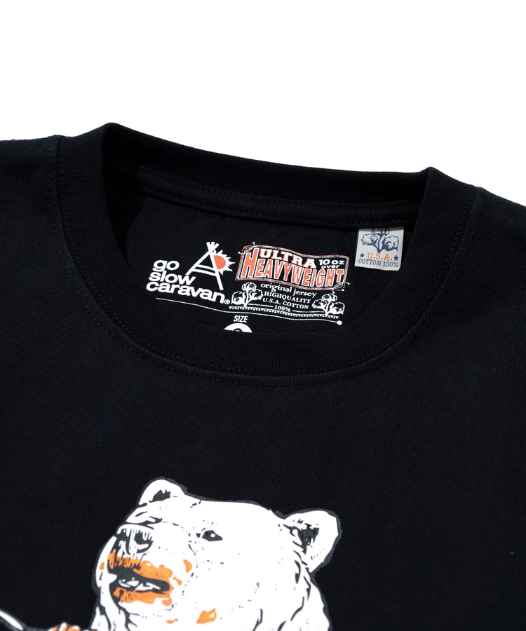 go slow caravan(ゴースローキャラバン) |超ヘビーUSA/C ナポリタンクマ ロングスリーブ TEE (MENS/WOMENS)