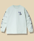 go slow caravan(ゴースローキャラバン) |超ヘビーUSA/C 柴犬と晩酌 ロングスリーブTEE (MENS/WOMENS)