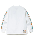go slow caravan(ゴースローキャラバン) |超ヘビーUSA/C 柴犬と晩酌 ロングスリーブTEE (MENS/WOMENS)