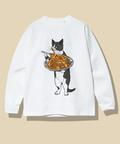 go slow caravan(ゴースローキャラバン) |超ヘビーUSA/C ナポリタン猫 ロングスリーブ TEE (MENS/WOMENS)
