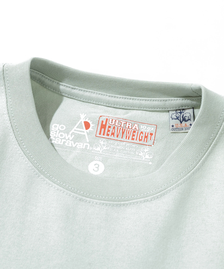 go slow caravan(ゴースローキャラバン) |超ヘビーUSA/C ナポリタン猫 ロングスリーブ TEE (MENS/WOMENS)
