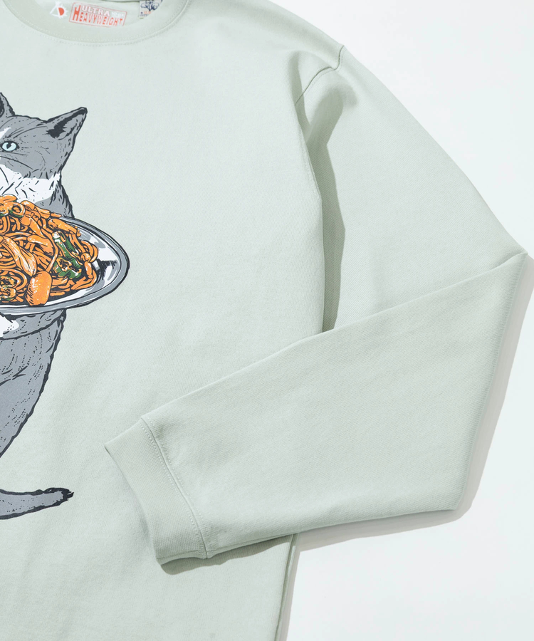 go slow caravan(ゴースローキャラバン) |超ヘビーUSA/C ナポリタン猫 ロングスリーブ TEE (MENS/WOMENS)