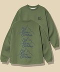 go slow caravan(ゴースローキャラバン) |eco lead 裏起毛 GSC LOGO ラウンドクルーネック (MENS)