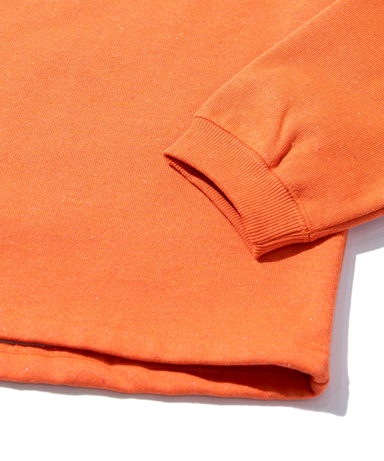 go slow caravan(ゴースローキャラバン) |eco lead 裏起毛 GSC LOGO ラウンドクルーネック (MENS)