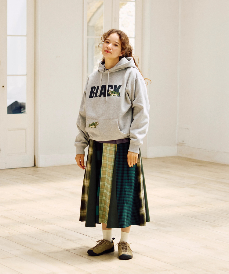 go slow caravan(ゴースローキャラバン) |eco lead 裏起毛 色々プリント刺繍フーディー (MENS)