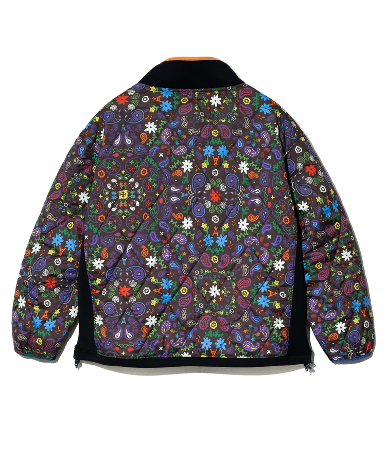 go slow caravan(ゴースローキャラバン) |セパレート中綿キルティングスタンドカラーダンボールニットプルオーバー (MENS/WOMENS)