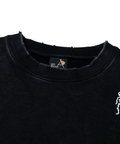 go slow caravan(ゴースローキャラバン) |ほねほね ちょいボロ加工クルーネックスウェット (MENS)