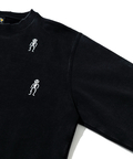 go slow caravan(ゴースローキャラバン) |ほねほね ちょいボロ加工クルーネックスウェット (MENS)
