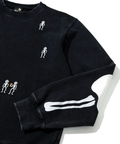 go slow caravan(ゴースローキャラバン) |ほねほね ちょいボロ加工クルーネックスウェット (MENS)