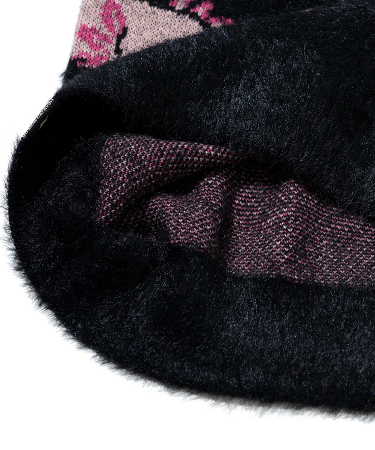 go slow caravan(ゴースローキャラバン) |ウーパールーパーシャギー MIX ジャガードニットBIGセーター (MENS)