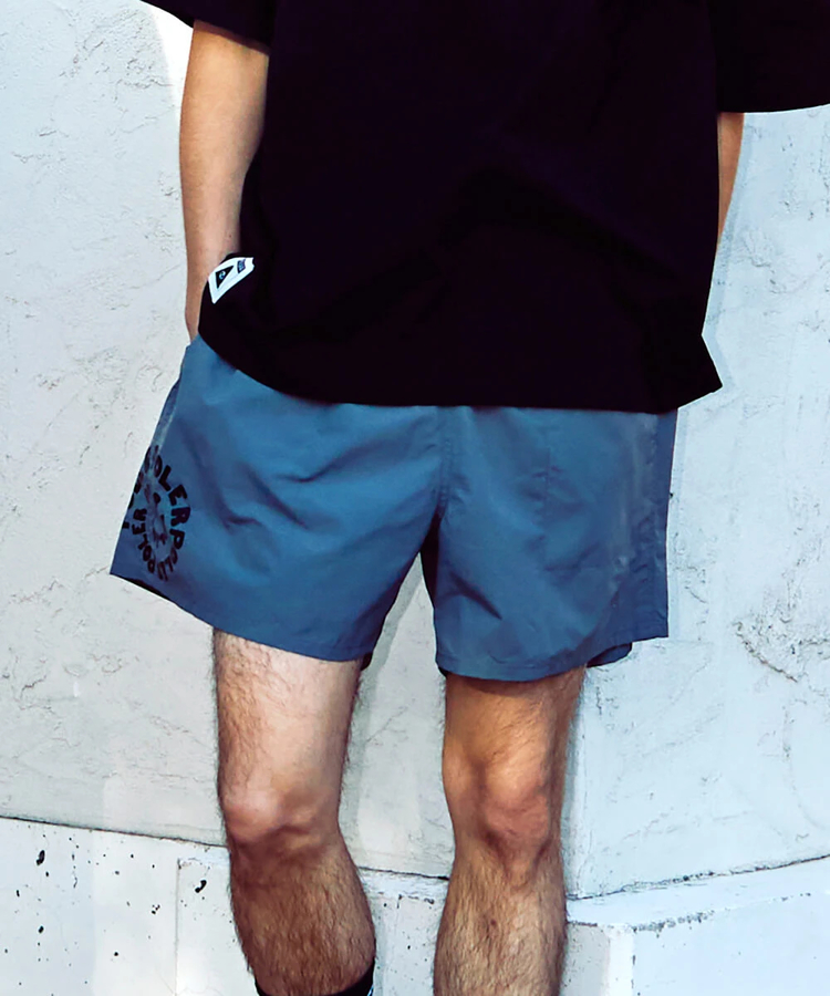 go slow caravan(ゴースローキャラバン) |【GSC別注】POLeR/ポーラー POLeR×GSC NYLON WIDE STUFF SHORTS (MENS)
