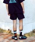 go slow caravan(ゴースローキャラバン) |【GSC別注】POLeR/ポーラー POLeR×GSC NYLON WIDE STUFF SHORTS (MENS)