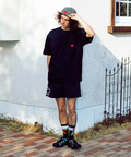 go slow caravan(ゴースローキャラバン) |【GSC別注】POLeR/ポーラー POLeR×GSC NYLON WIDE STUFF SHORTS (MENS)