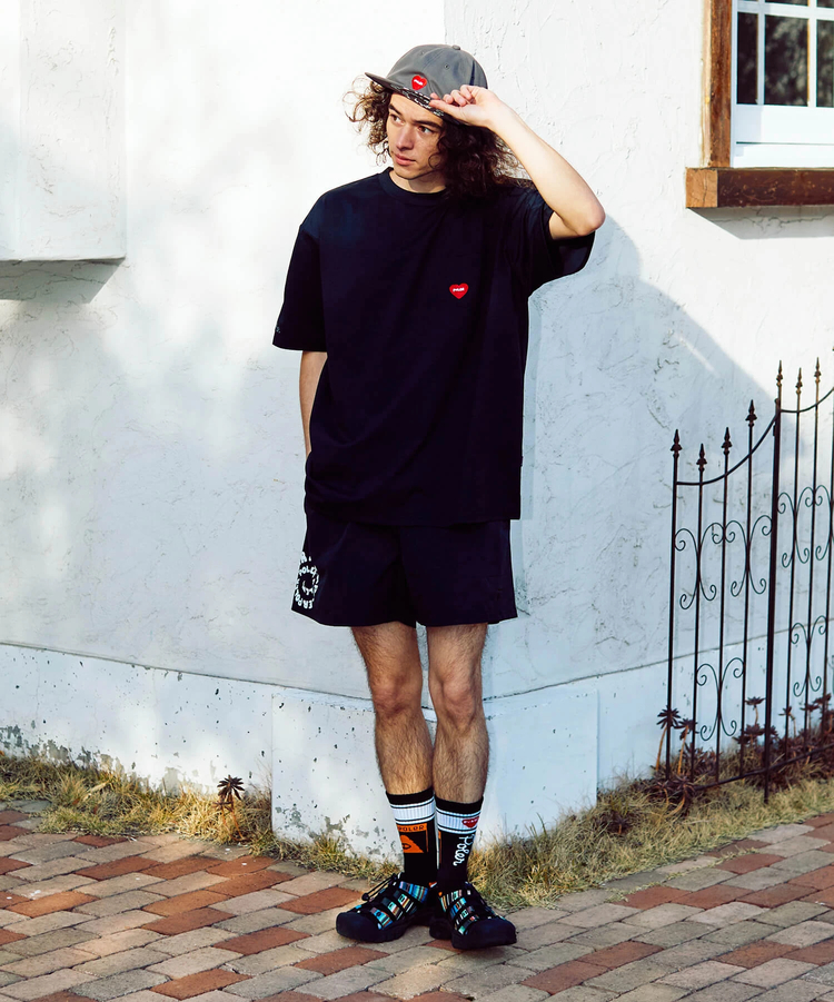 go slow caravan(ゴースローキャラバン) |【GSC別注】POLeR/ポーラー POLeR×GSC NYLON WIDE STUFF SHORTS (MENS)
