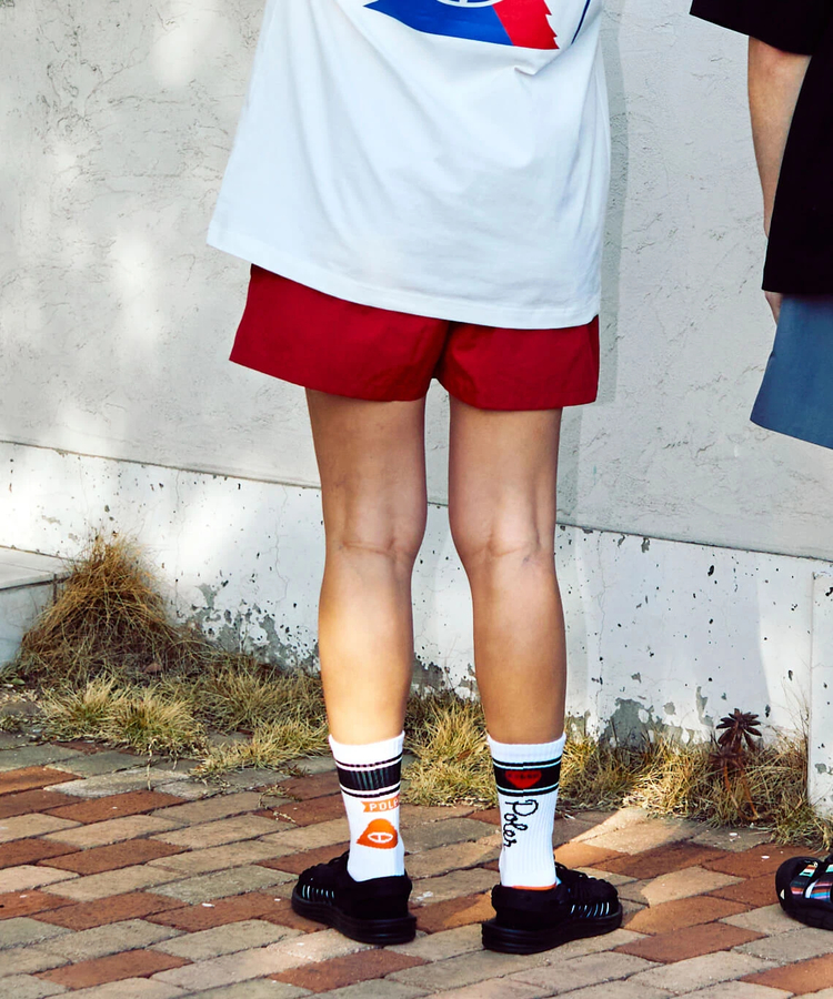 go slow caravan(ゴースローキャラバン) |【GSC別注】POLeR/ポーラー POLeR×GSC NYLON WIDE STUFF SHORTS (MENS)