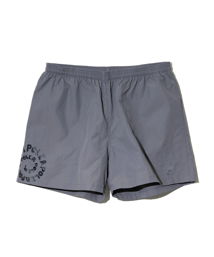go slow caravan(ゴースローキャラバン) |【GSC別注】POLeR/ポーラー POLeR×GSC NYLON WIDE STUFF SHORTS (MENS)