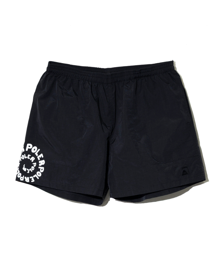go slow caravan(ゴースローキャラバン) |【GSC別注】POLeR/ポーラー POLeR×GSC NYLON WIDE STUFF SHORTS (MENS)