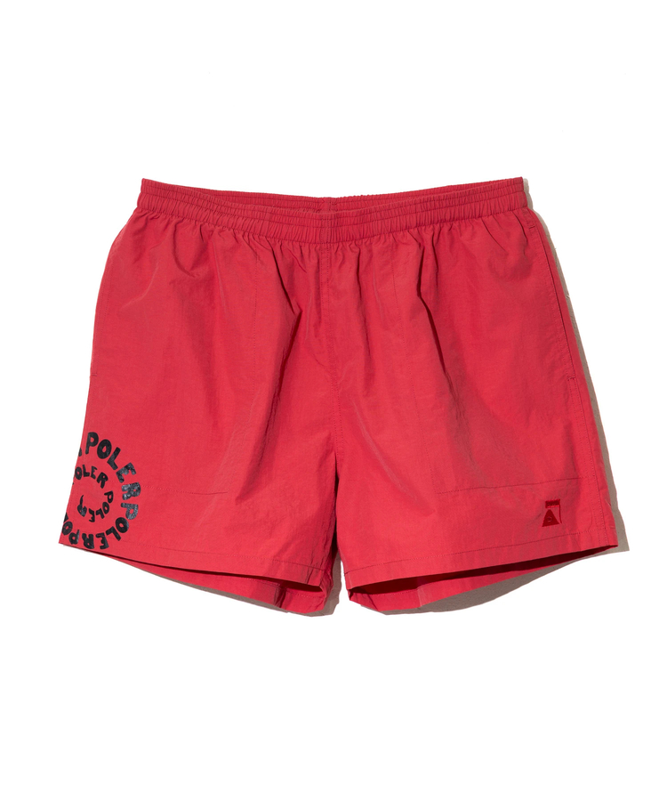 go slow caravan(ゴースローキャラバン) |【GSC別注】POLeR/ポーラー POLeR×GSC NYLON WIDE STUFF SHORTS (MENS)