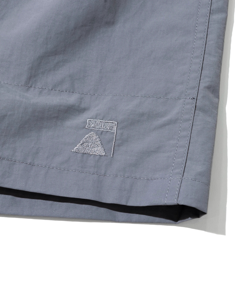 go slow caravan(ゴースローキャラバン) |【GSC別注】POLeR/ポーラー POLeR×GSC NYLON WIDE STUFF SHORTS (MENS)