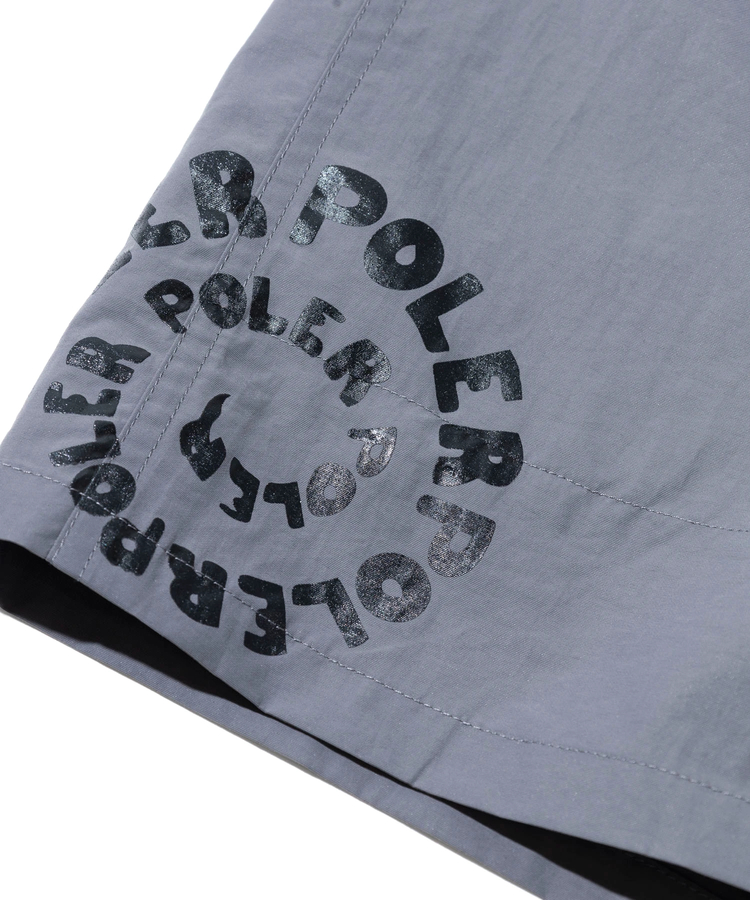 go slow caravan(ゴースローキャラバン) |【GSC別注】POLeR/ポーラー POLeR×GSC NYLON WIDE STUFF SHORTS (MENS)