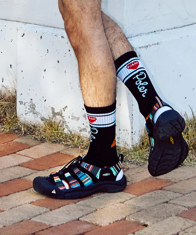 go slow caravan(ゴースローキャラバン) |【GSC別注】POLeR/ポーラー POLeR×GSC  FURRY HEART SOCKS