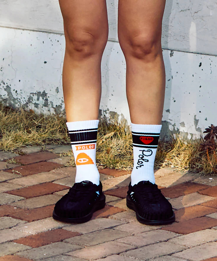 go slow caravan(ゴースローキャラバン) |【GSC別注】POLeR/ポーラー POLeR×GSC  FURRY HEART SOCKS