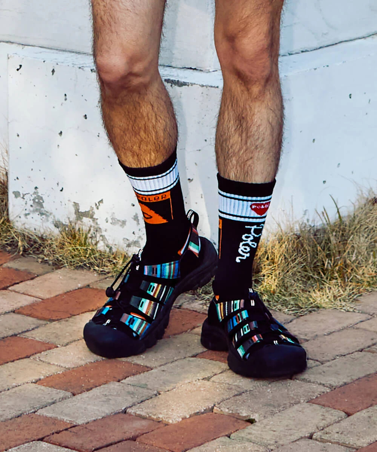 go slow caravan(ゴースローキャラバン) |【GSC別注】POLeR/ポーラー POLeR×GSC  FURRY HEART SOCKS