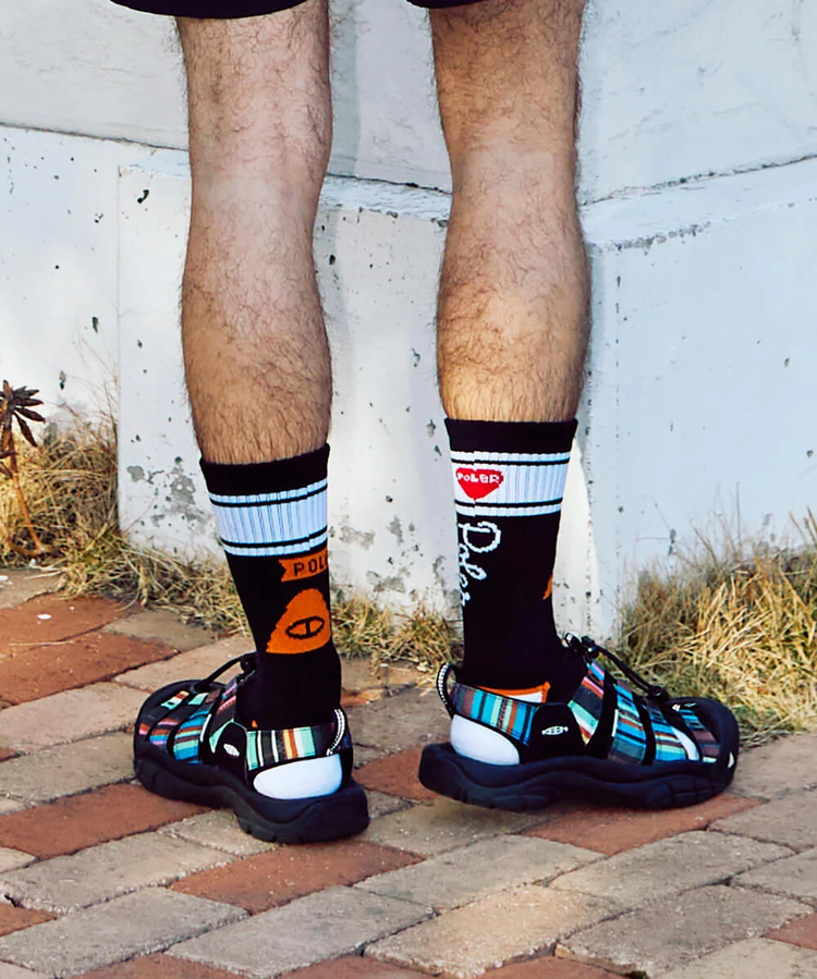 go slow caravan(ゴースローキャラバン) |【GSC別注】POLeR/ポーラー POLeR×GSC  FURRY HEART SOCKS