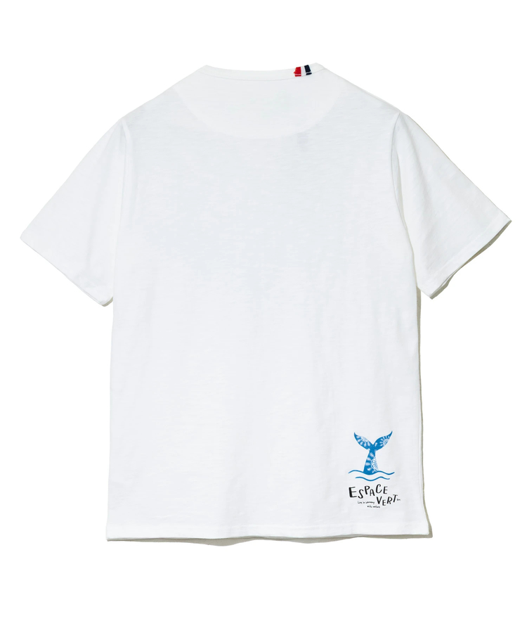 go slow caravan(ゴースローキャラバン) |【GSC別注】ESPACE VERT/エスパスヴェール クジラ プリント S/S TEE (MENS)