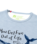 go slow caravan(ゴースローキャラバン) |【GSC別注】ESPACE VERT/エスパスヴェール クジラ プリント S/S TEE (MENS)