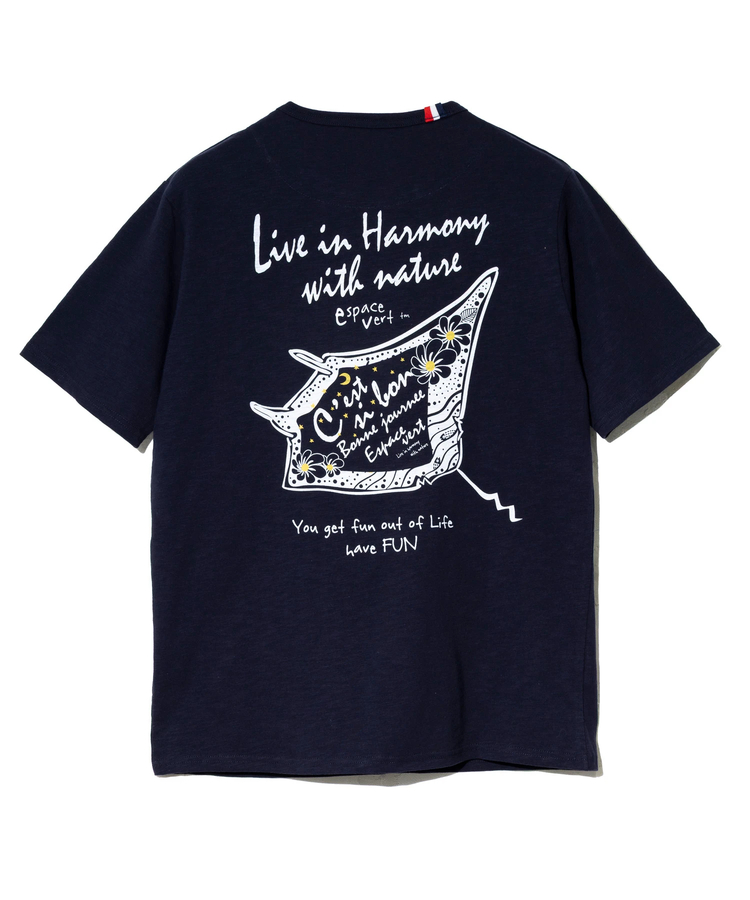 go slow caravan(ゴースローキャラバン) |【GSC別注】ESPACE VERT/エスパスヴェール マンタ プリント S/S TEE (MENS)
