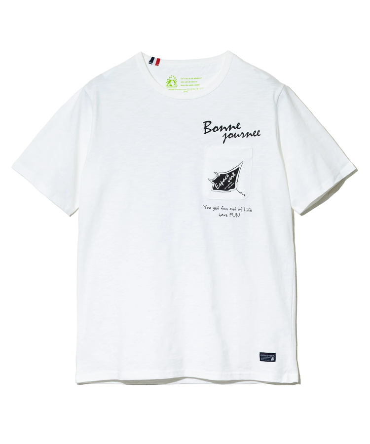 go slow caravan(ゴースローキャラバン) |【GSC別注】ESPACE VERT/エスパスヴェール マンタ プリント S/S TEE (MENS)