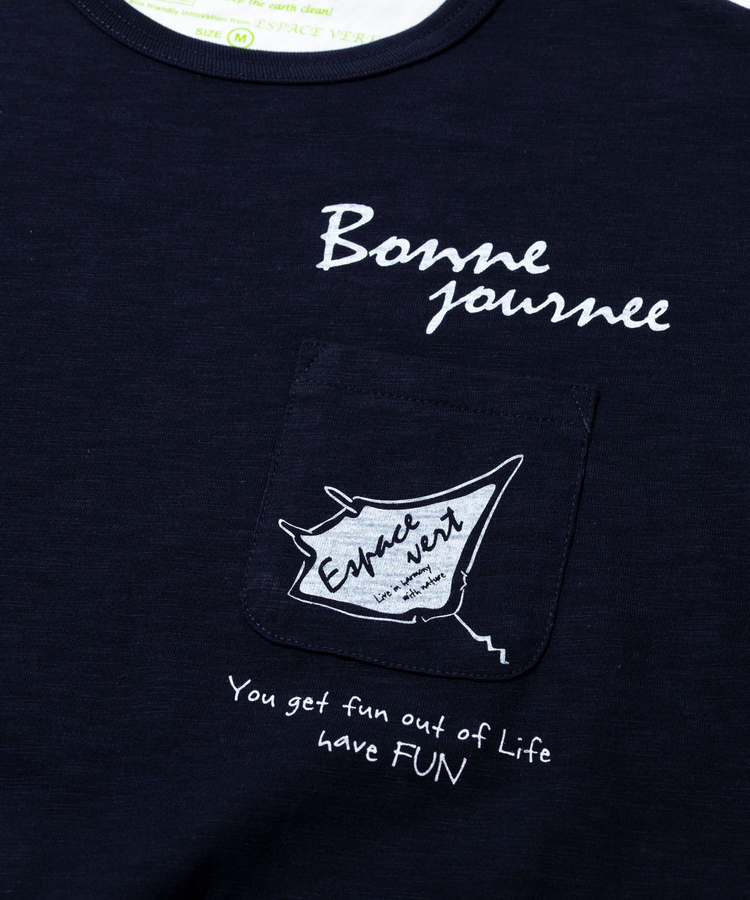 go slow caravan(ゴースローキャラバン) |【GSC別注】ESPACE VERT/エスパスヴェール マンタ プリント S/S TEE (MENS)