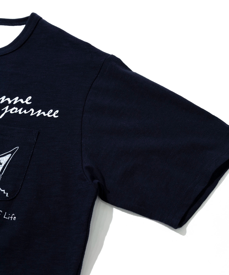 go slow caravan(ゴースローキャラバン) |【GSC別注】ESPACE VERT/エスパスヴェール マンタ プリント S/S TEE (MENS)