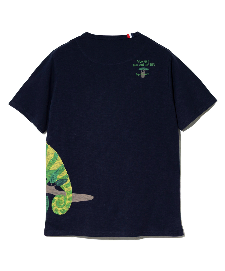 go slow caravan(ゴースローキャラバン) |【GSC別注】ESPACE VERT/エスパスヴェール カメレオン プリント S/S TEE (MENS)
