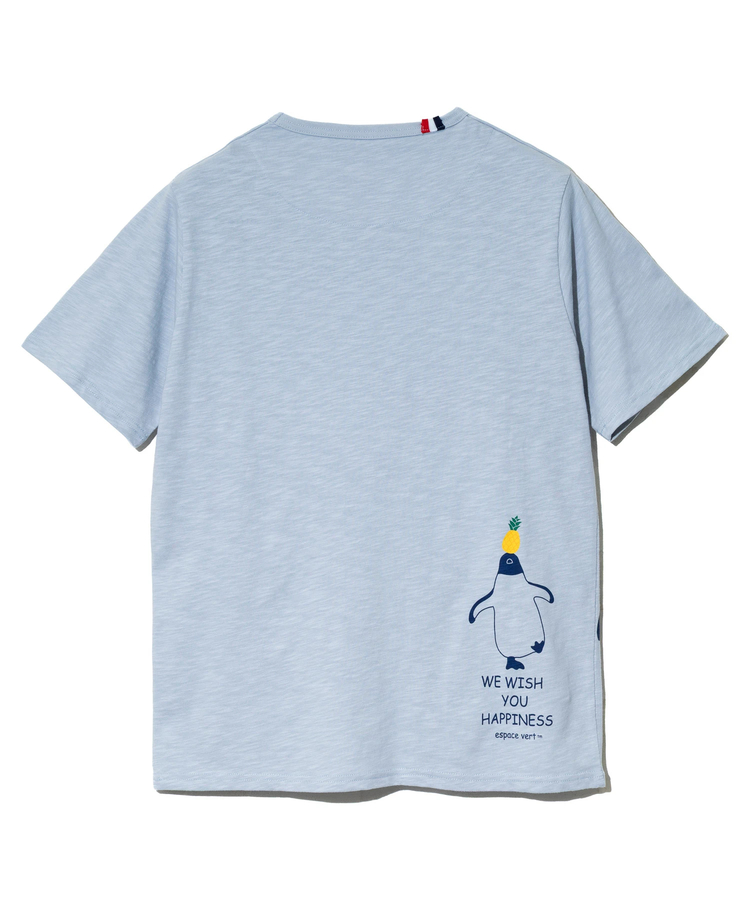 go slow caravan(ゴースローキャラバン) |【GSC別注】ESPACE VERT/エスパスヴェール ペンギンフルーツ プリント S/S TEE (MENS)
