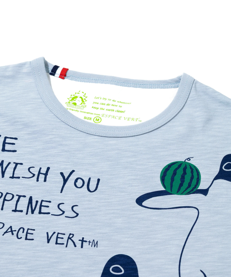 go slow caravan(ゴースローキャラバン) |【GSC別注】ESPACE VERT/エスパスヴェール ペンギンフルーツ プリント S/S TEE (MENS)