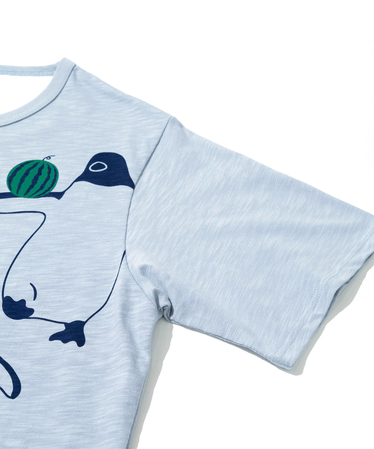 go slow caravan(ゴースローキャラバン) |【GSC別注】ESPACE VERT/エスパスヴェール ペンギンフルーツ プリント S/S TEE (MENS)